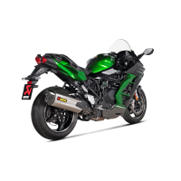 KAWASAKI NINJA H2 SX 2021-25 Slip-On Line (Titanium)