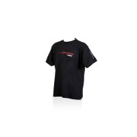 T-shirt schwarz mit Aufkleber - M Männer 800720